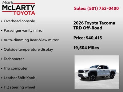 2026 Toyota Tacoma TRD Off-Road