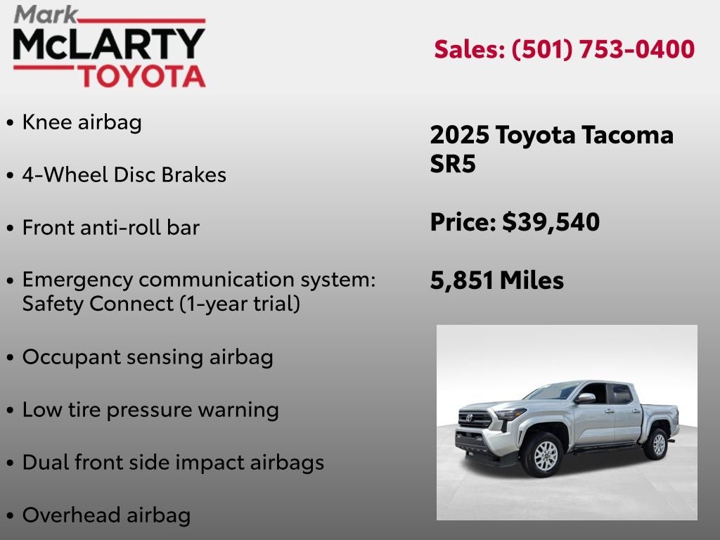 2025 Toyota Tacoma SR5
