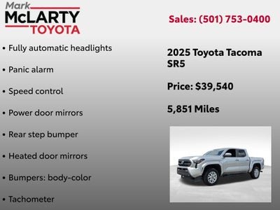 2025 Toyota Tacoma SR5