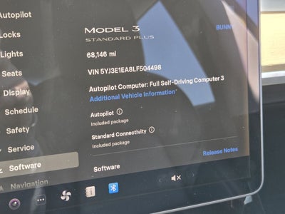 2020 Tesla Model 3 Standard Range Plus