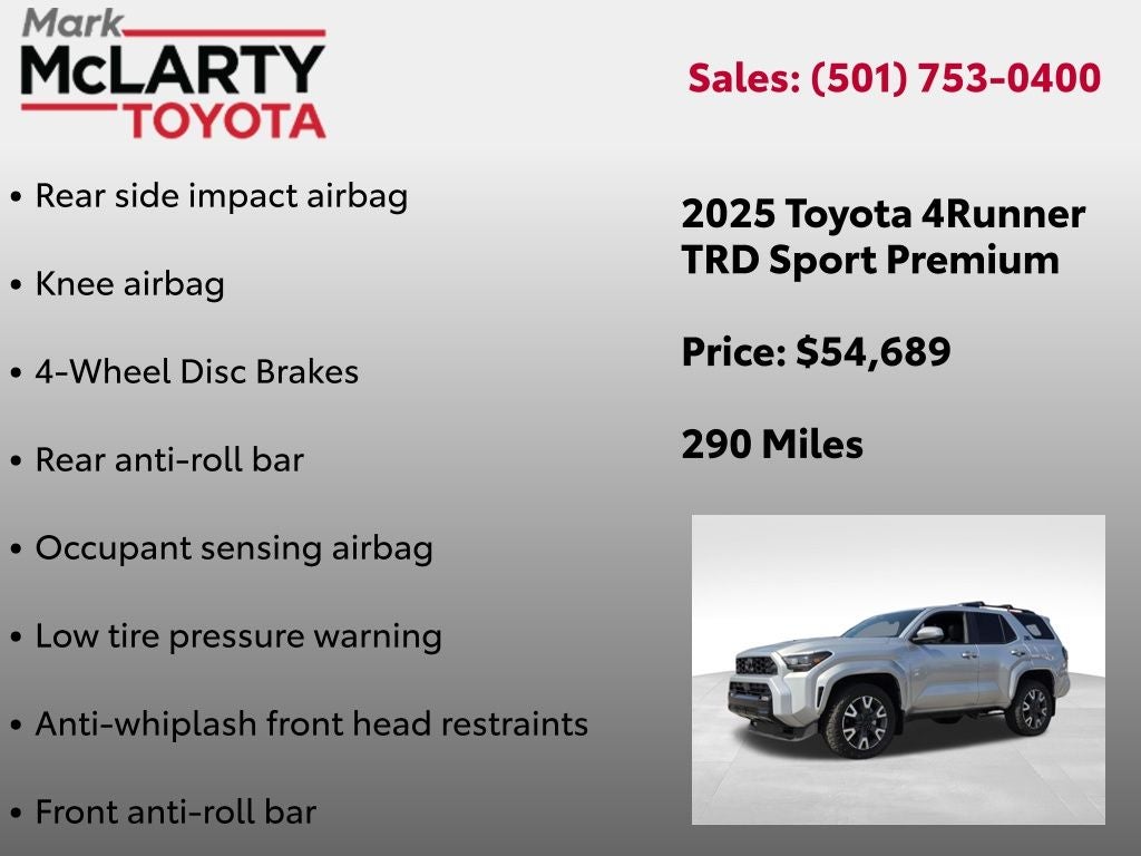 2025 Toyota 4RUNNER TRD Sport Premium