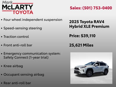 2025 Toyota RAV4 Hybrid XLE Premium