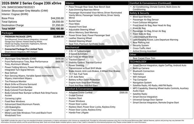 2026 BMW 2 Series 230i xDrive