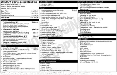 2026 BMW 2 Series 230i xDrive