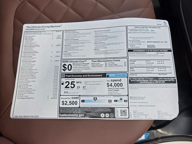 2026 BMW X5 sDrive40i