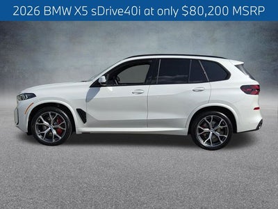 2026 BMW X5 sDrive40i