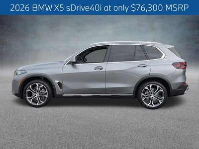 2026 BMW X5 sDrive40i