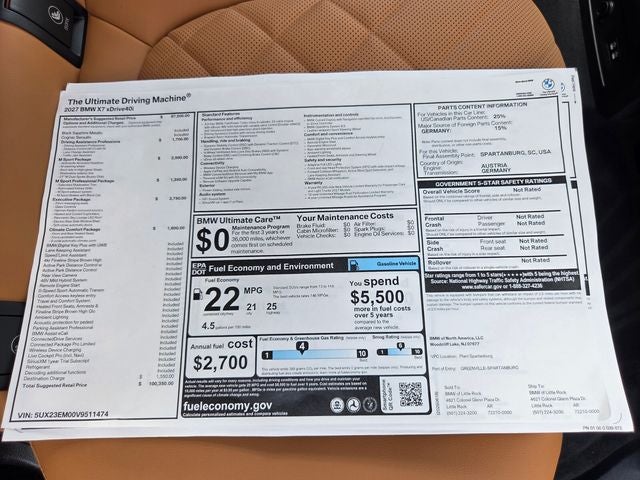2027 BMW X7 xDrive40i