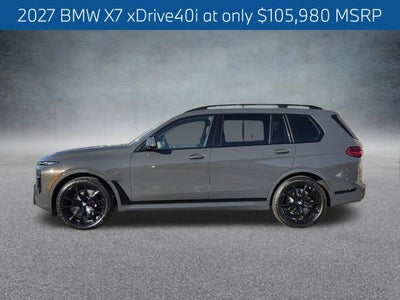 2027 BMW X7 xDrive40i