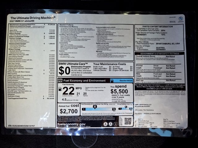2027 BMW X7 xDrive40i