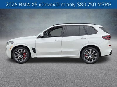 2026 BMW X5 xDrive40i