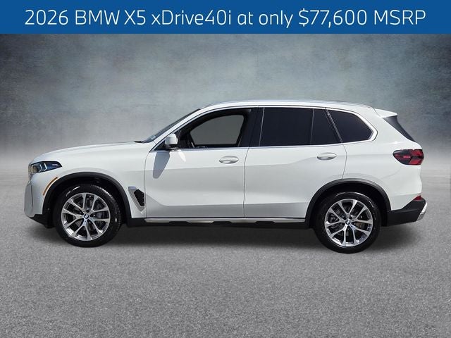 2026 BMW X5 xDrive40i