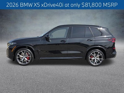 2026 BMW X5 xDrive40i
