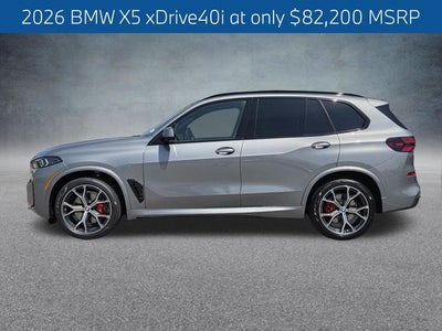 2026 BMW X5 xDrive40i