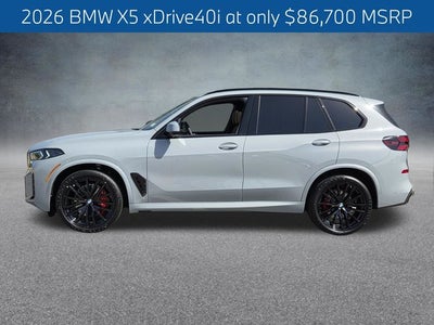 2026 BMW X5 xDrive40i