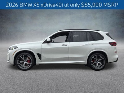 2026 BMW X5 xDrive40i