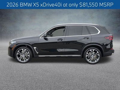 2026 BMW X5 xDrive40i