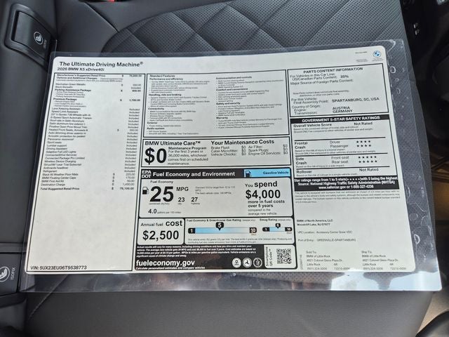2026 BMW X5 xDrive40i