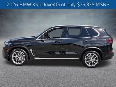 2026 BMW X5 xDrive40i