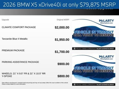 2026 BMW X5 xDrive40i