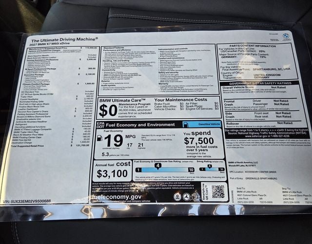 2027 BMW X7 M60i M Sport
