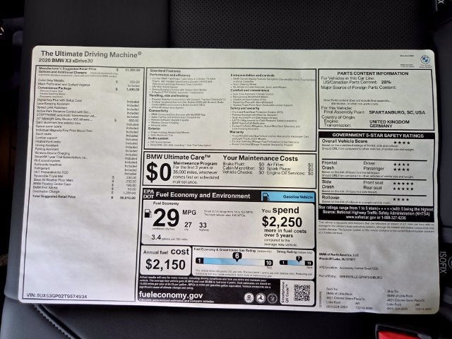 2026 BMW X3 30 xDrive