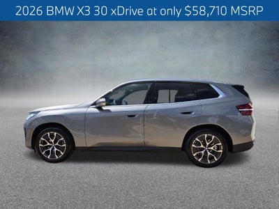 2026 BMW X3 30 xDrive