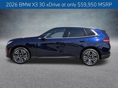 2026 BMW X3 30 xDrive