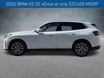 2026 BMW X3 30 xDrive