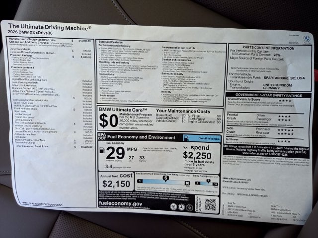 2026 BMW X3 30 xDrive