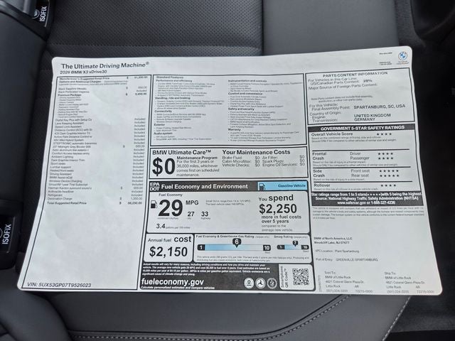 2026 BMW X3 30 xDrive
