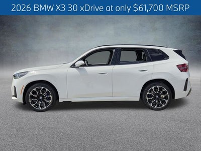 2026 BMW X3 30 xDrive
