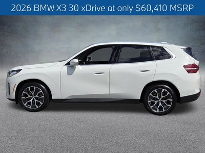 2026 BMW X3 30 xDrive