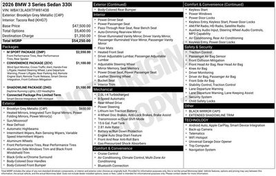 2026 BMW 3 Series 330i M Sport