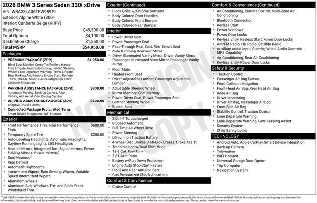 2026 BMW 3 Series 330i xDrive