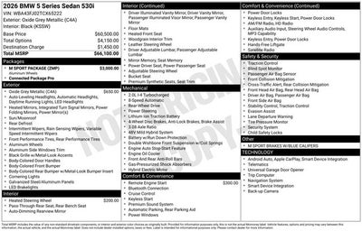 2026 BMW 5 Series 530i