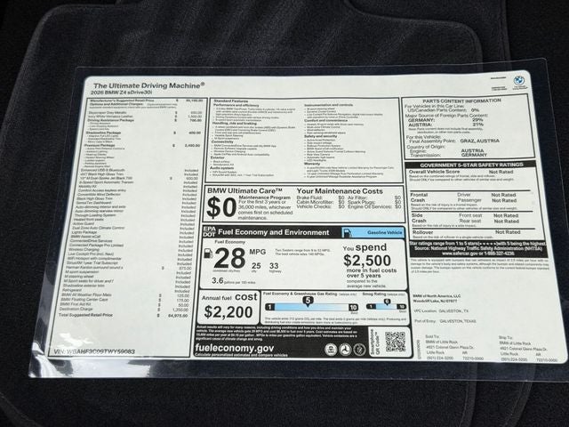 2026 BMW Z4 sDrive30i