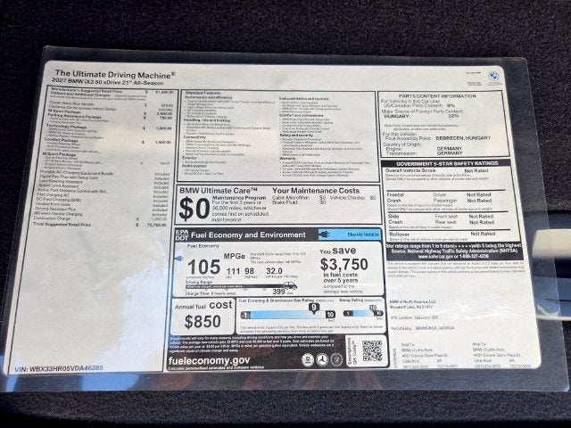2027 BMW iX3 50 xDrive