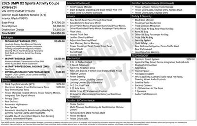 2026 BMW X2 xDrive28i