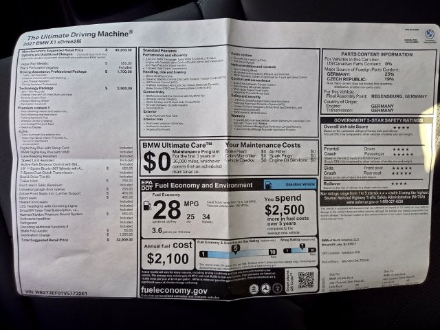 2027 BMW X1 xDrive28i
