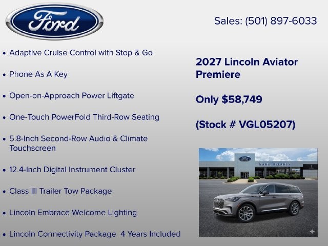 2027 Lincoln Aviator Premiere Premium