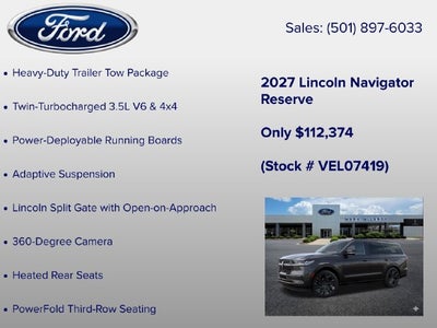 2027 Lincoln Navigator Reserve