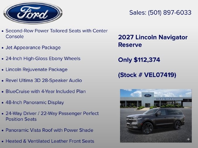 2027 Lincoln Navigator Reserve