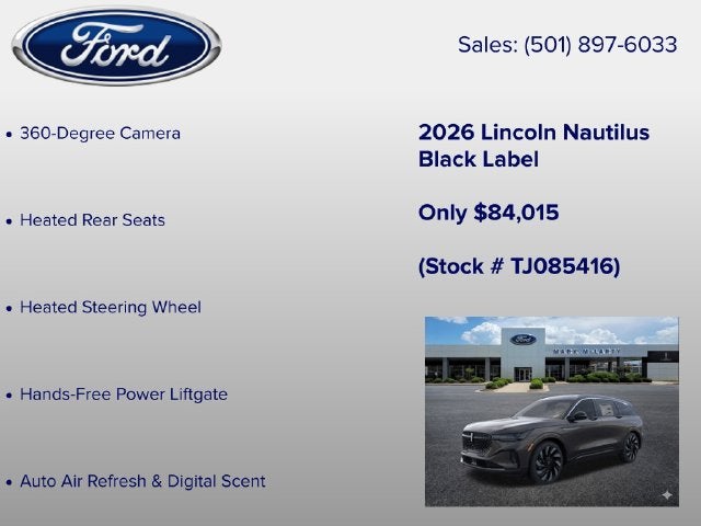 2026 Lincoln Nautilus Black Label
