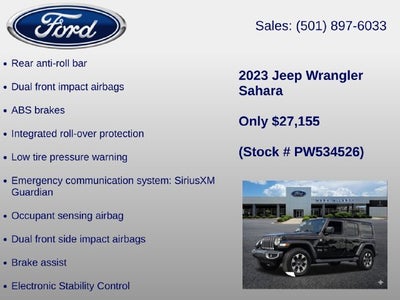 2023 Jeep Wrangler Sahara
