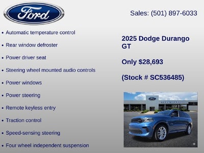 2025 Dodge Durango GT