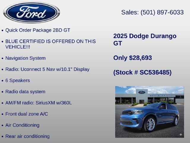 2025 Dodge Durango GT