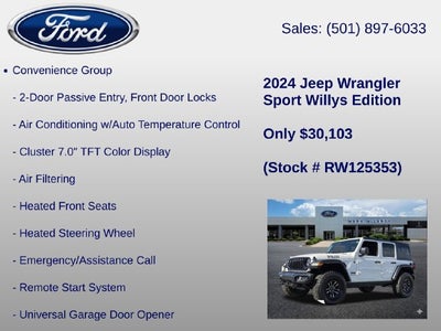 2024 Jeep Wrangler Sport