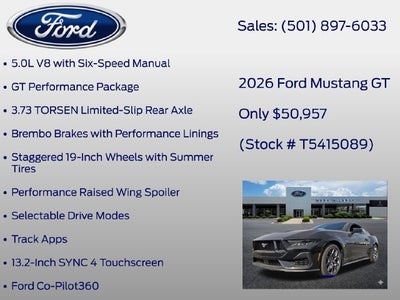 2026 Ford Mustang GT