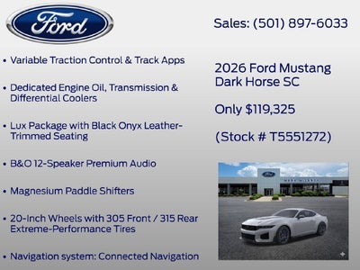 2026 Ford Mustang Dark Horse